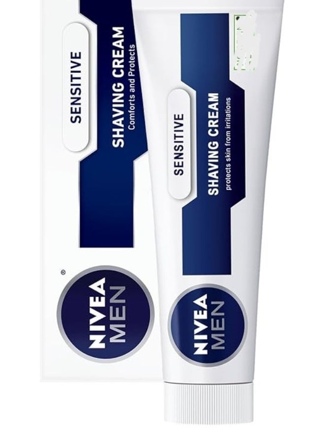 نيفيا كريم حلاقة نيفيا للرجال للبشرة الحساسة، أنبوب بحجم 3.5 أونصة (99 جرام). - Image 1